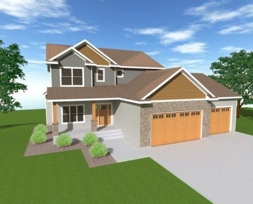 Arbor Trails 2 Story Front